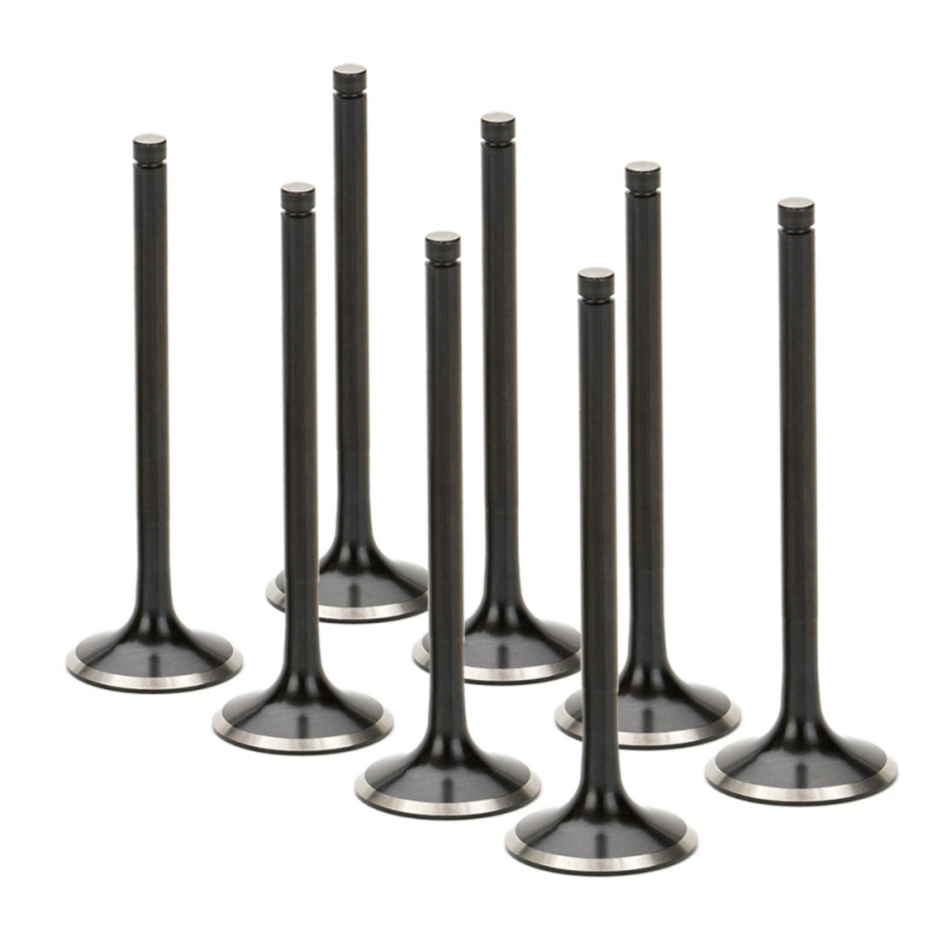 Picture of Supertech Subaru EJ25 Turbo DOHC Black Nitride Exhaust Valve - +0-5mm OS 104-2mm Length - Set of 8