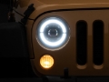 Picture of Raxiom 07-18 Jeep Wrangler JK Axial Series LED Headlights- Black Housing Clear Lens