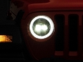 Picture of Raxiom 18-22 Jeep Wrangler JL-JT Axial Series LED Headlights- Black Housing Clear Lens