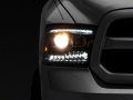 Picture of Raxiom 09-18 RAM 1500 LED Projector Headlights w- Switchback Turn Signals- Blk Housing Clear Lens