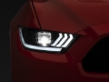 Picture of Raxiom 15-17 Ford Mustang GT350 GT500 LED Projector Headlights- Blk Housing Clear Lens