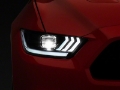 Picture of Raxiom 15-17 Ford Mustang GT350 GT500 LED Projector Headlights- Blk Housing Clear Lens
