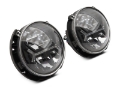 Picture of Raxiom 07-18 Jeep Wrangler JK LED Halo Headlights- Black Housing Clear Lens