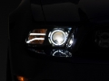 Picture of Raxiom 13-14 Ford Mustang LED Halo Projector Headlights- Black Housing Clear Lens