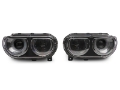 Picture of Raxiom 08-14 Dodge Challenger Halo Projctr Headlights w-Sequential Turn Signals-Blk HsngClear Lens