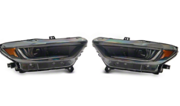 Picture of Raxiom 15-17 Ford Mustang 18-20 Mustang GT350 Right Headlight- Blk Housing Smoked Lens Box 2 of 2