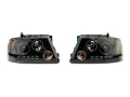 Picture of Raxiom 04-08 Ford F-150 Dual LED Halo Projector Headlights- Black Housing Clear Lens