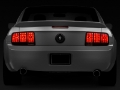 Picture of Raxiom 05-09 Ford Mustang Tail Lights- Black Housing Smoked Lens