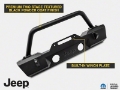 Picture of Officially Licensed Jeep 07-18 Jeep Wrangler JK Stubby Front Winch Bumper w- Jeep Logo