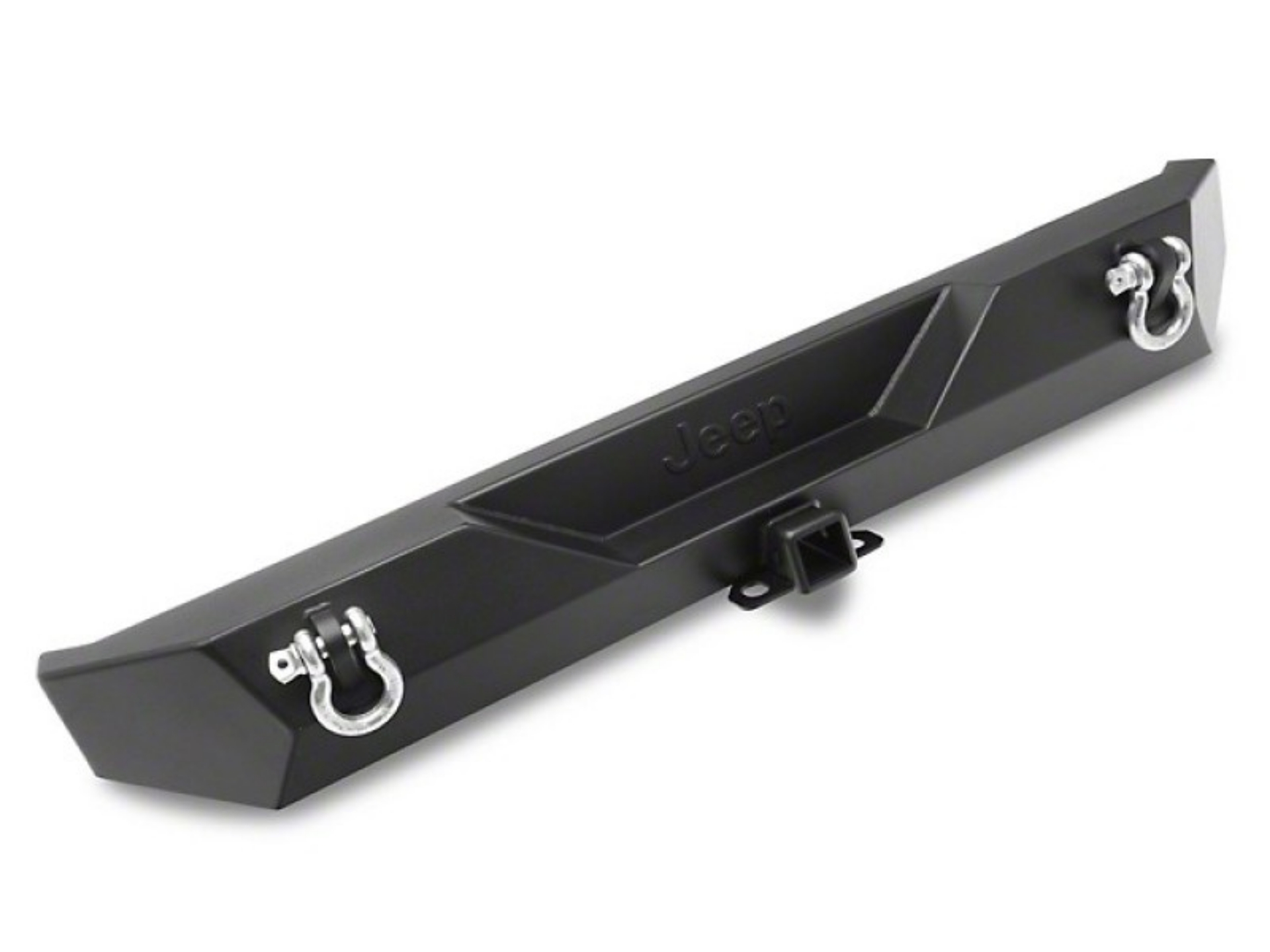 Picture of Officially Licensed Jeep 87-06 Jeep Wrangler YJ-TJ Trail Force HD Rear Bumper w- Jeep Logo