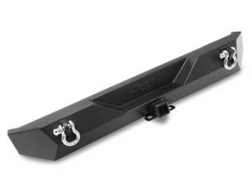 Picture of Officially Licensed Jeep 87-06 Jeep Wrangler YJ-TJ Trail Force HD Rear Bumper w- Jeep Logo