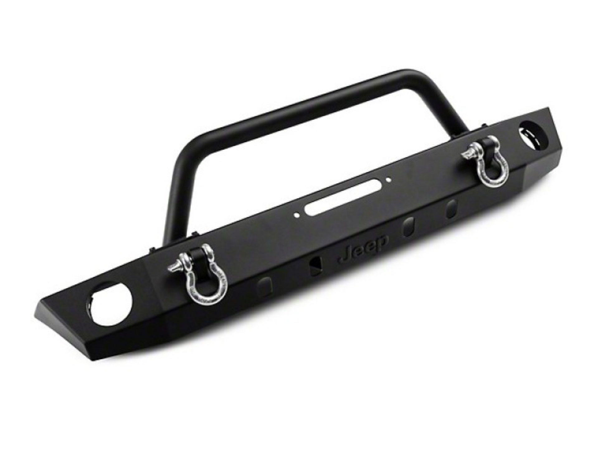 Picture of Officially Licensed Jeep 07-18 Jeep Wrangler JK Trekker Front Bumper w- Jeep Logo