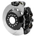 Picture of Wilwood AERO4 Big Brake Rear Electronic Parking Brake Kit - Black - Powder Coat Caliper - SLT Rotor