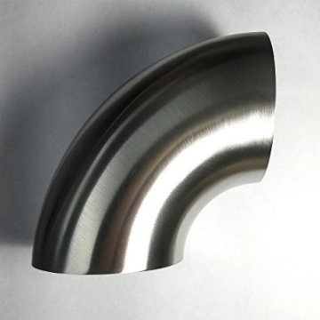 Picture of Stainless Bros 1-625in SS304 90 Deg Mandrel Bend Elbow - 1D Radius 16GA--065in Wall No Leg