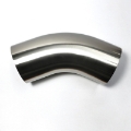 Picture of Stainless Bros 2-75in SS304 45 Deg Mandrel Bend Elbow - 1-5D Radius 16GA--065in Wall Leg