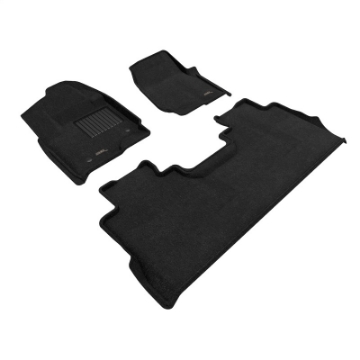 Picture of 3D MAXpider 17-21 Ford F-250 - 350 - 450 Supercrew 5-Seat Supercrew Elegant Black R1 R2