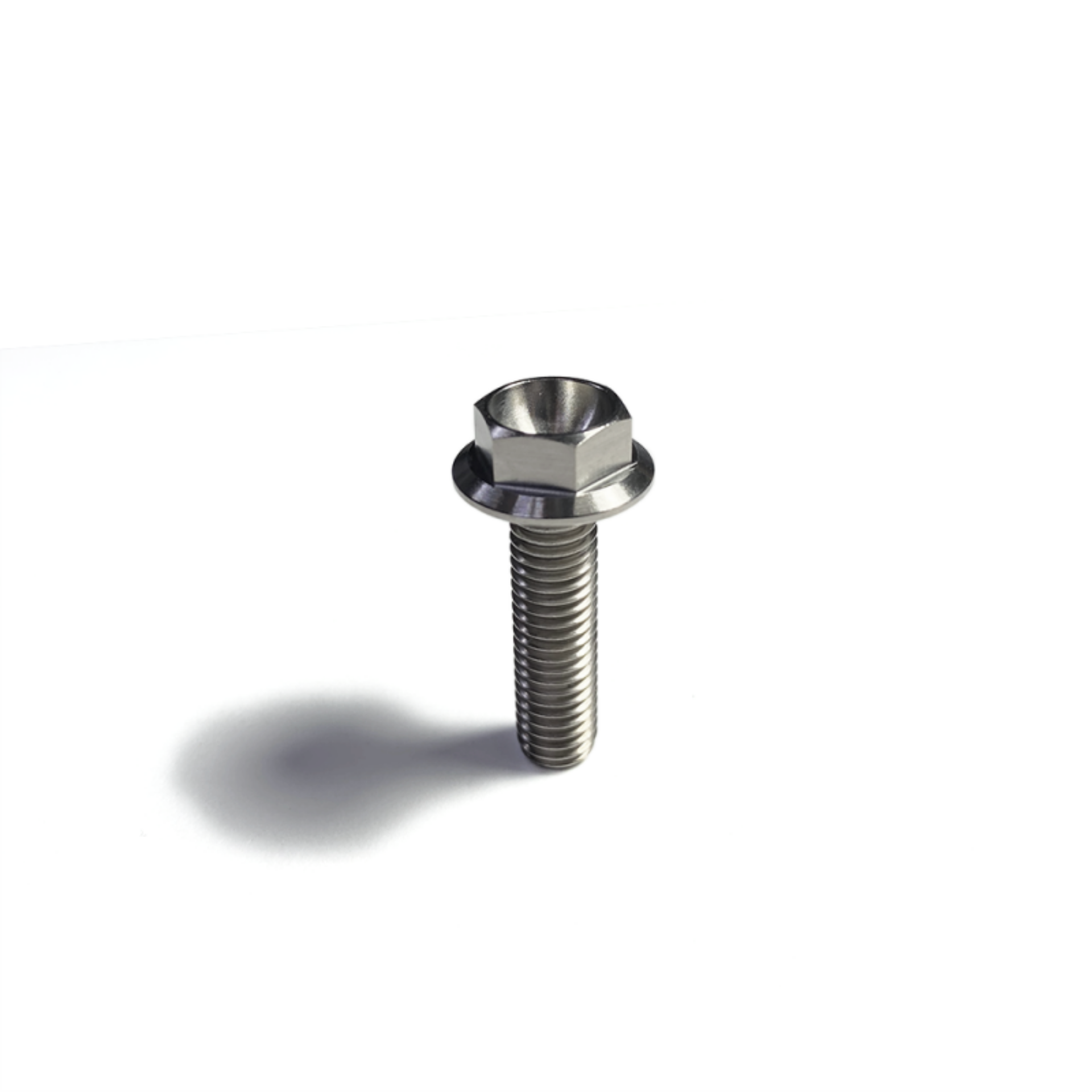 Picture of Ticon Industries Titanium Bolt Flanged M6x15x1TP 10mm 6pt Head