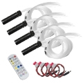 Picture of Oracle Lighting Fiber Optic Wheel Liner ColorSHIFT RGBW Kit-40W LED-600 Fibers