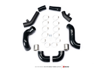 Picture of AMS Performance 2009+ Nissan R35 GTR Omega Turbo Kit 3in Lower Intercooler Pipes Omega 9 & 14
