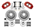 Picture of Wilwood Narrow Superlite 6R Big Brake Front Brake Kit 96-87 Chevy & GMC C10-C15 - Red