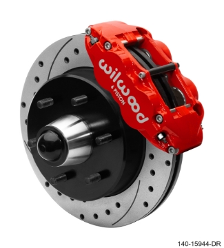 Picture of Wilwood Narrow Superlite 6R Big Brake Front Brake Kit 96-87 Chevy & GMC C10-C15 - Red