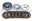 Picture of Clutch Pack - Billet Front Clutch - Friction/Steel Refill Stack