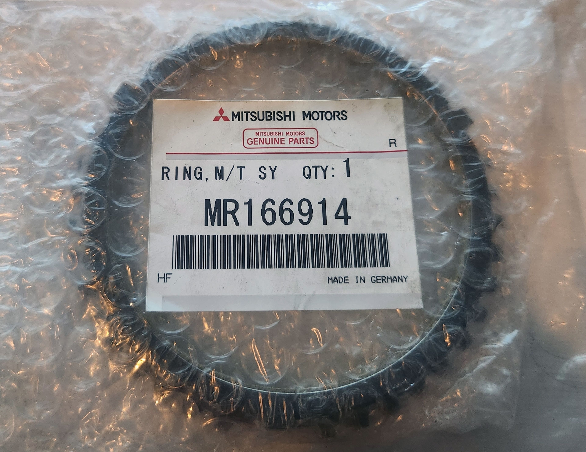 Picture of MR166914 6 Speed 3/4 Stock Synchro
