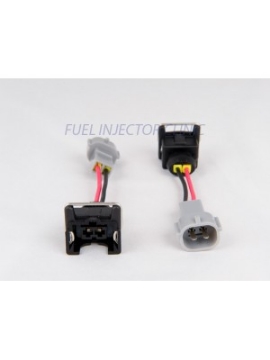 Picture of Set of 6 Jetronic/EV1 (female) to Denso (male) injector plug adaptors