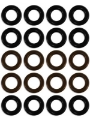Picture of Universal seal kit for 4 cyl Fuel Injector Clinic injectors w/14mm seals