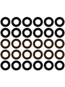 Picture of Universal seal kit for 6 cyl Fuel Injector Clinic injectors w/14mm seals