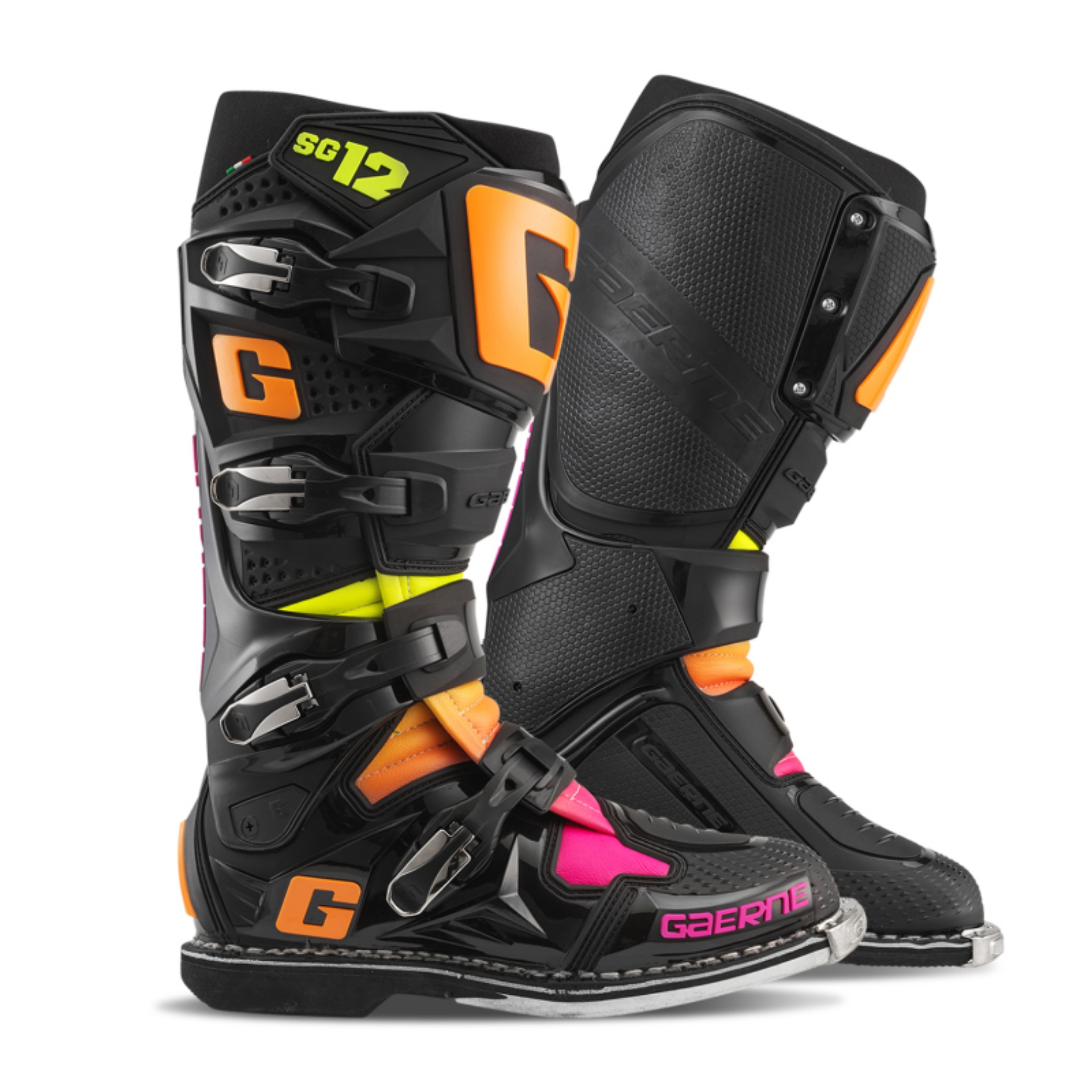 Picture of Gaerne SG12 Limited Edition Boot Black-Orange-Pink - Size 13
